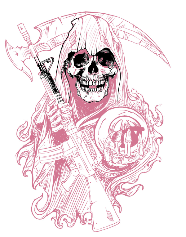 600x764 Sons Of Anarchy Gif On Gifer - Sons Of Anarchy Sketch