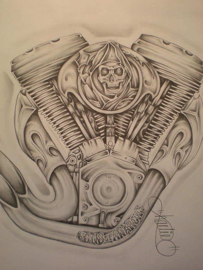 675x900 Sons Of Anarchy Drawings And Sketches - Sons Of Anarchy Sketch