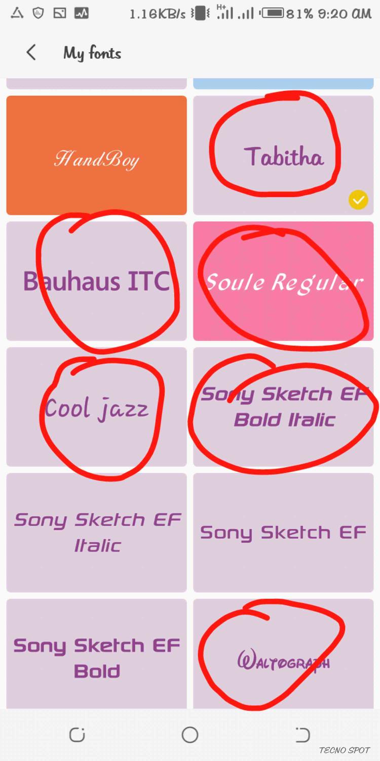 750x1500 How To Use Different Fonts On Tecno Devices - Sony Sketch Ef
