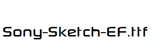 316x100 Sony Sketch Ef.ttf S - Sony Sketch Ef