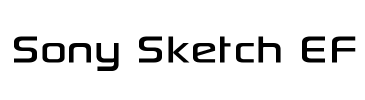 730x200 Sony Sketch Ef Font - Sony Sketch Font