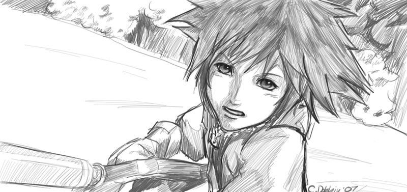 800x377 Sora Sketch By Chinchikurin - Sora Sketch