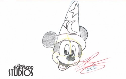 500x313 Learn To Draw Sorcerer Mickey Mouse The Disney Blog - Sorcerer Mickey Sketch