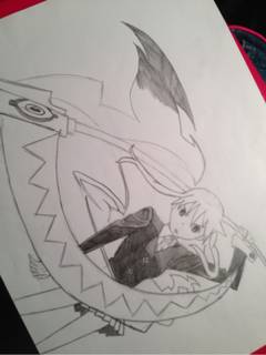 240x320 Sketch From Soul Eater - Soul Eater Sketch
