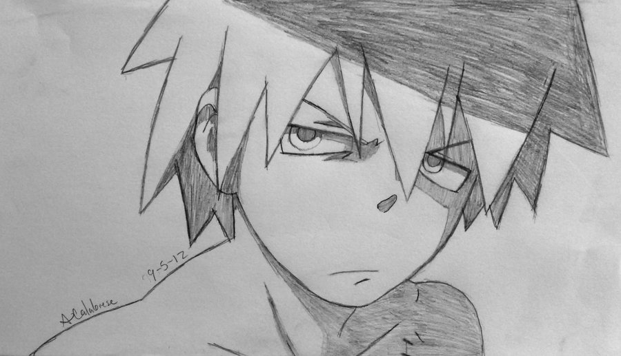 900x517 Soul Eater Sketch 2 By Pikachupanda - Soul Eater Sketch