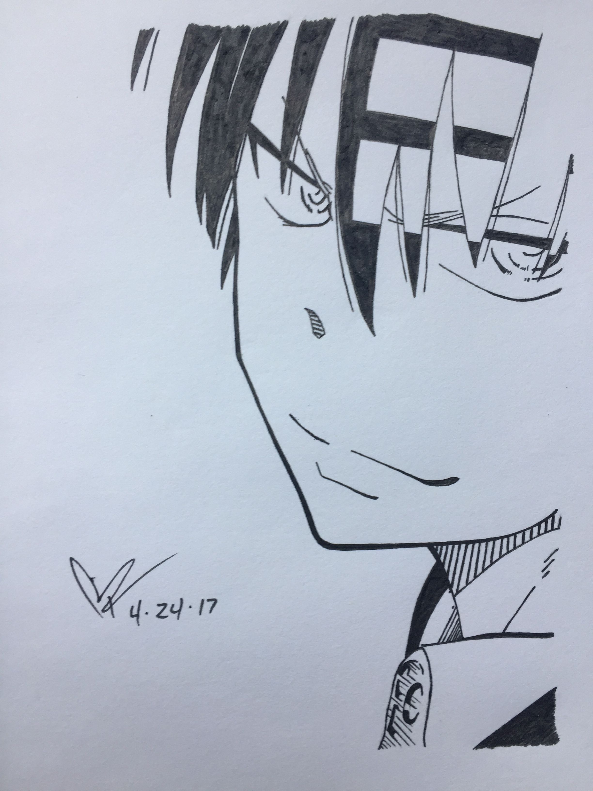 2448x3264 Death The Kid - Soul Eater Sketch
