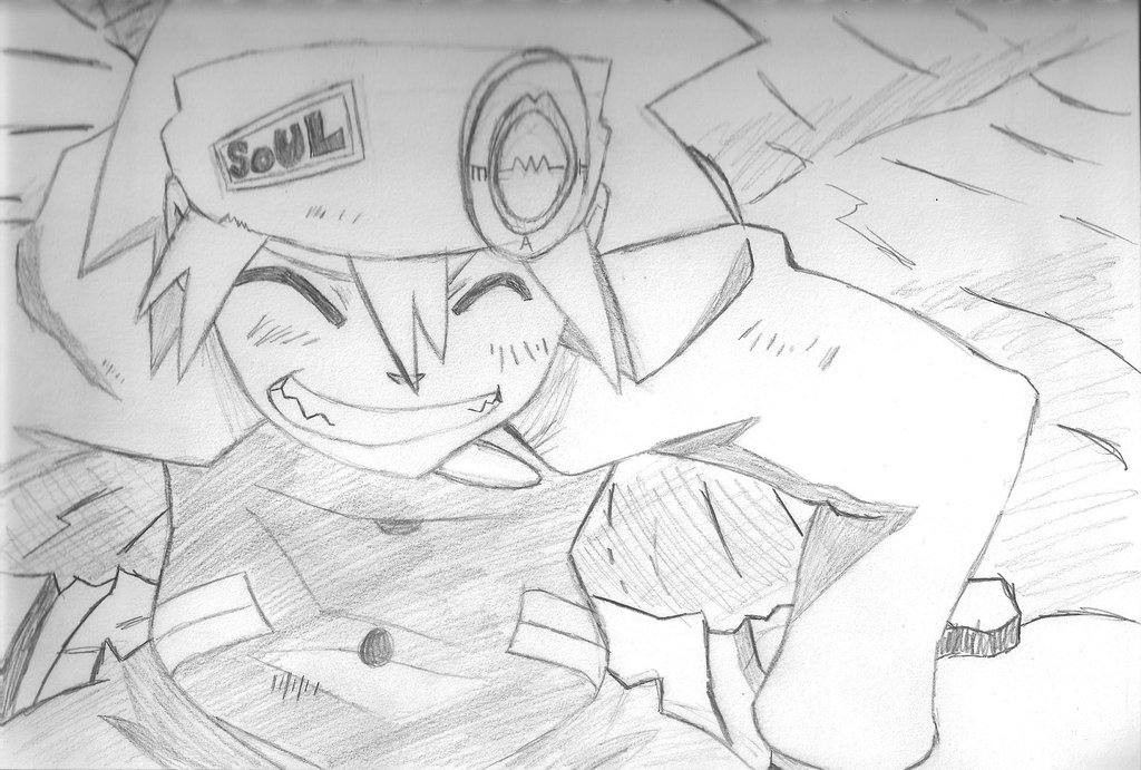 1024x691 Soul Eater Sketch By Ronron Senpai - Soul Eater Sketch