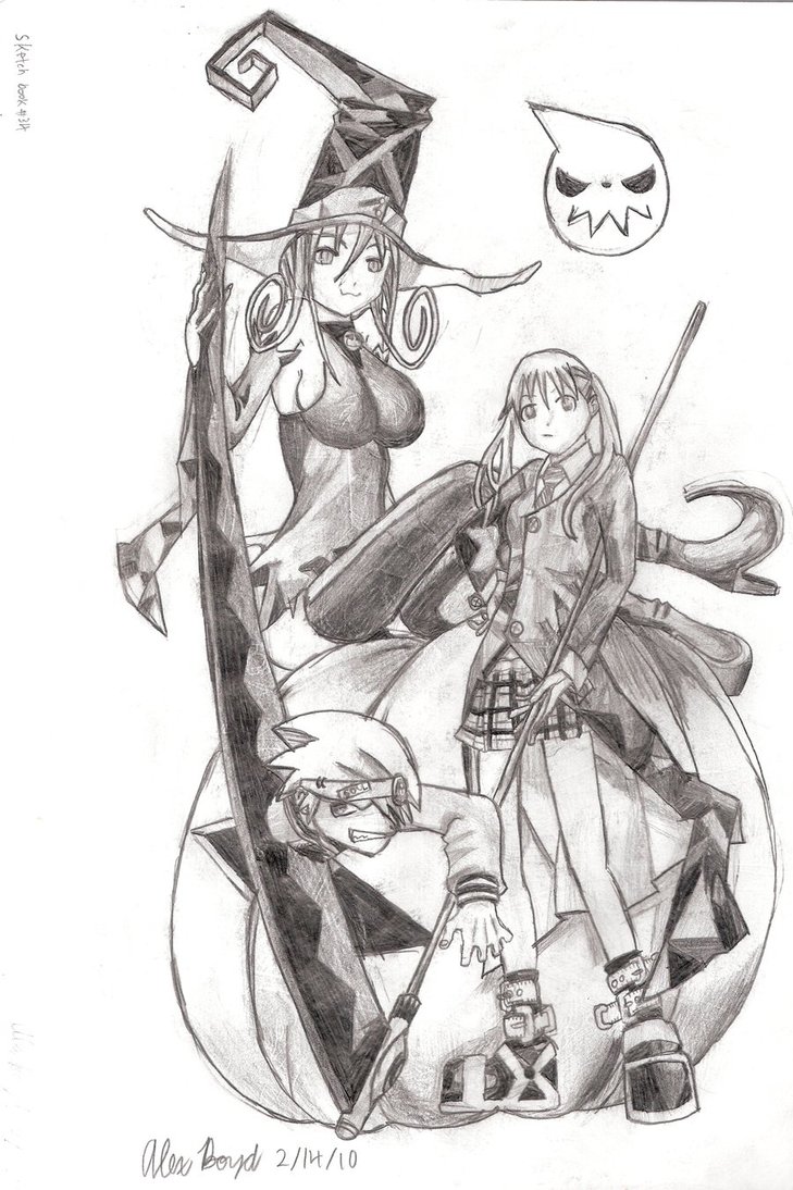 729x1094 Soul Eater Sketch By Themastagamer9000 - Soul Eater Sketch
