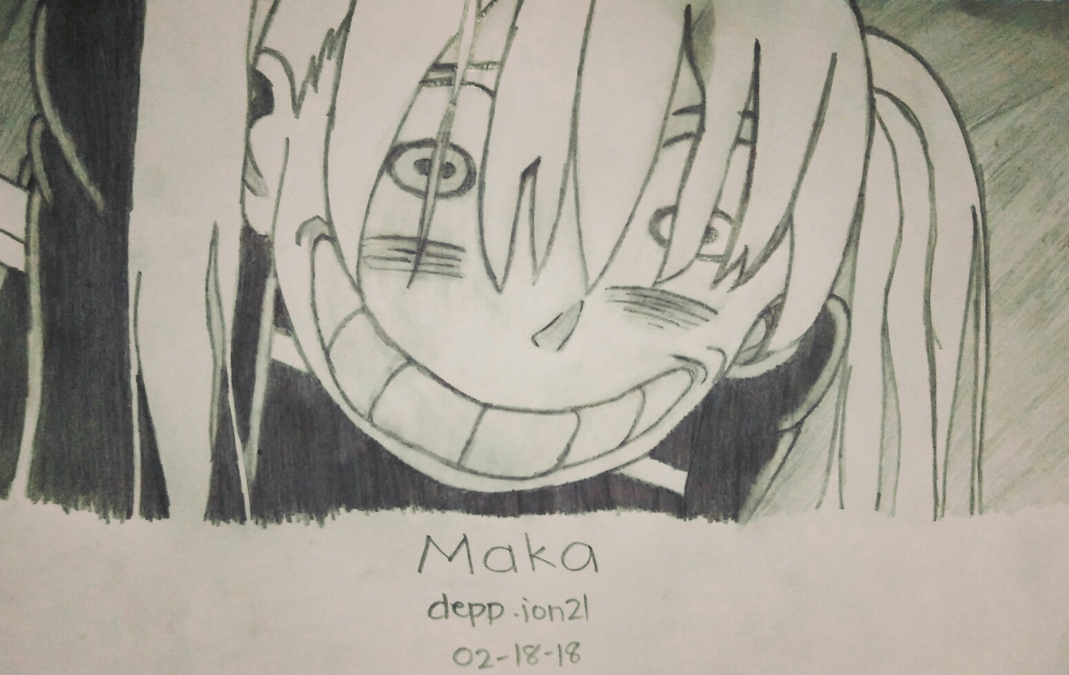 1551x980 Depp.art 5 Anime Maka (Soul Eater) Drawing Step By Step - Soul Eater Sketch