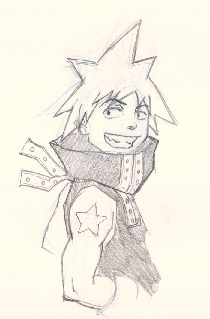 700x1061 How To Draw Anime Blackstar Soul Eater - Soul Eater Sketch