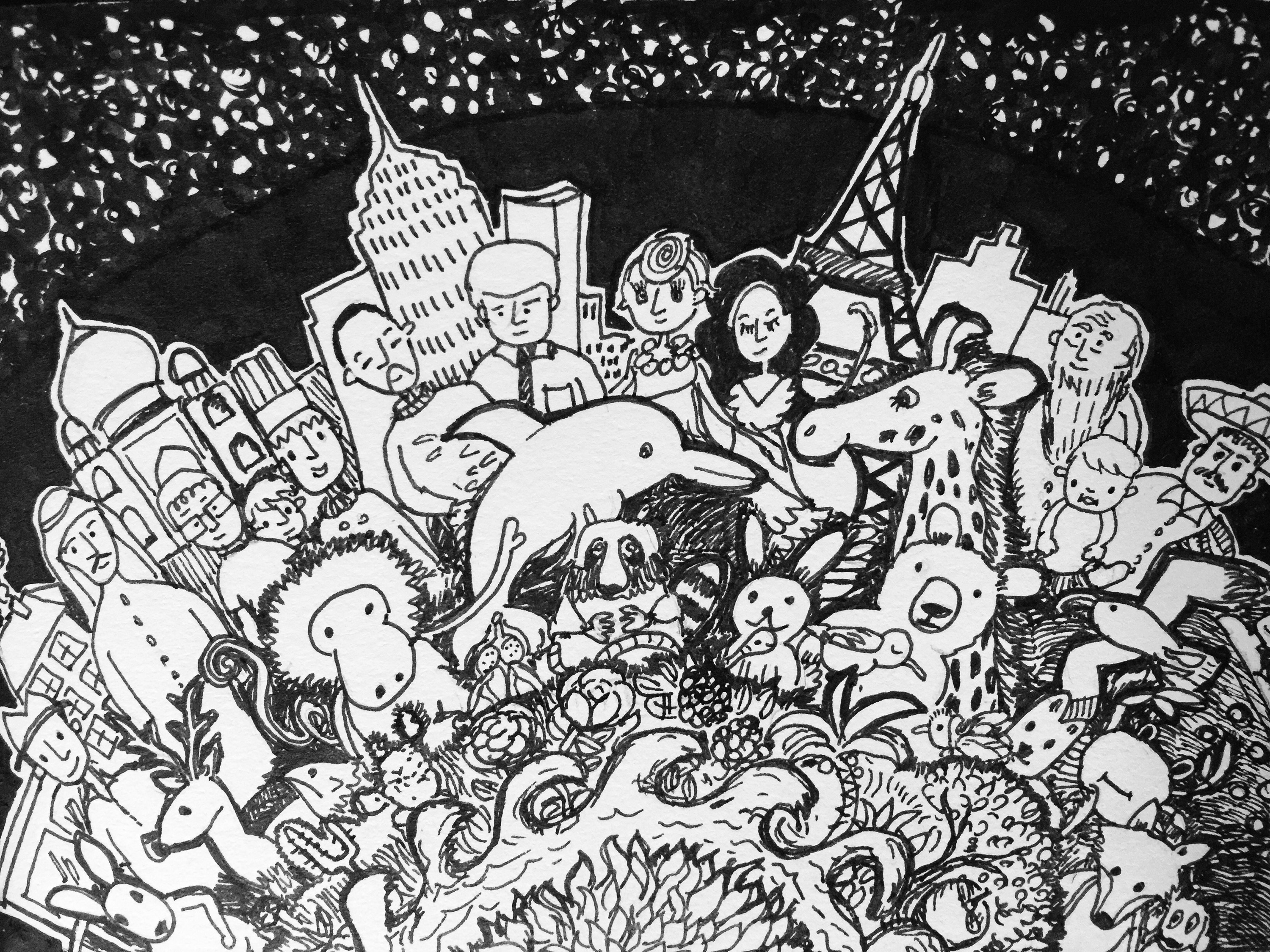 3000x2250 Sketch Nourishing Body And Soul Balanced Action - Soul Sketch