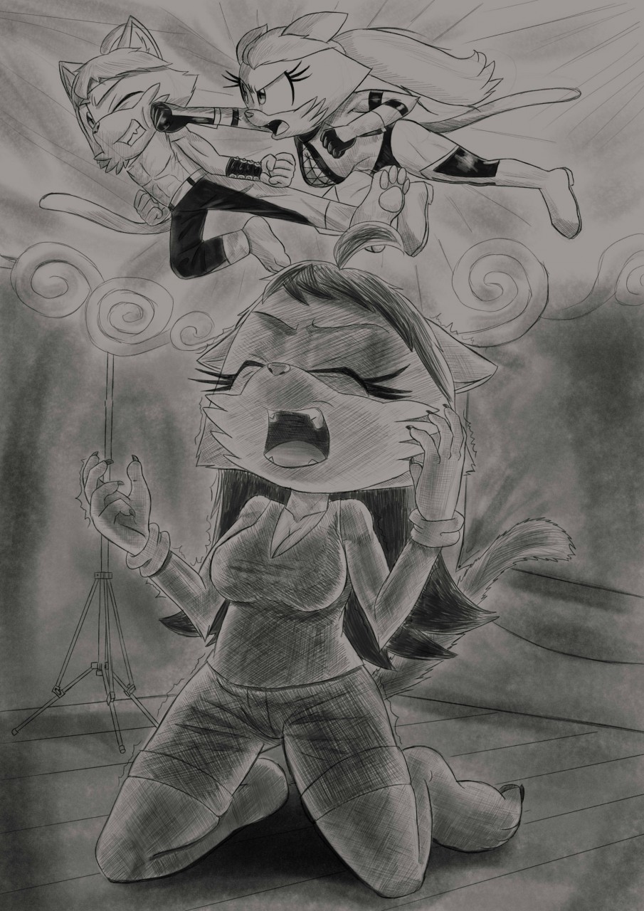 905x1280 Soul Fight (Sketch) By Kirumo Kat - Soul Sketch