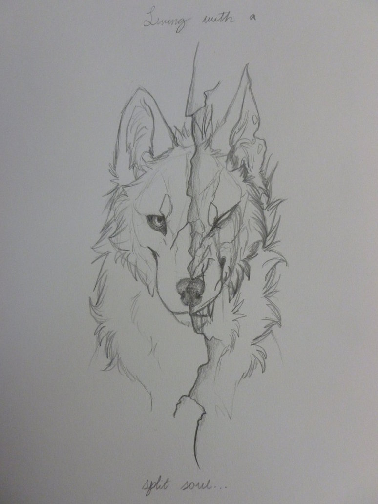 774x1032 Split Soul Sketch By Mg Wolfore - Soul Sketch