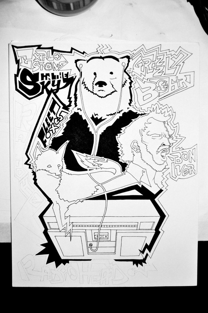 730x1095 Visual Sound Sketch By P3nc1lpundit - Sound Sketch