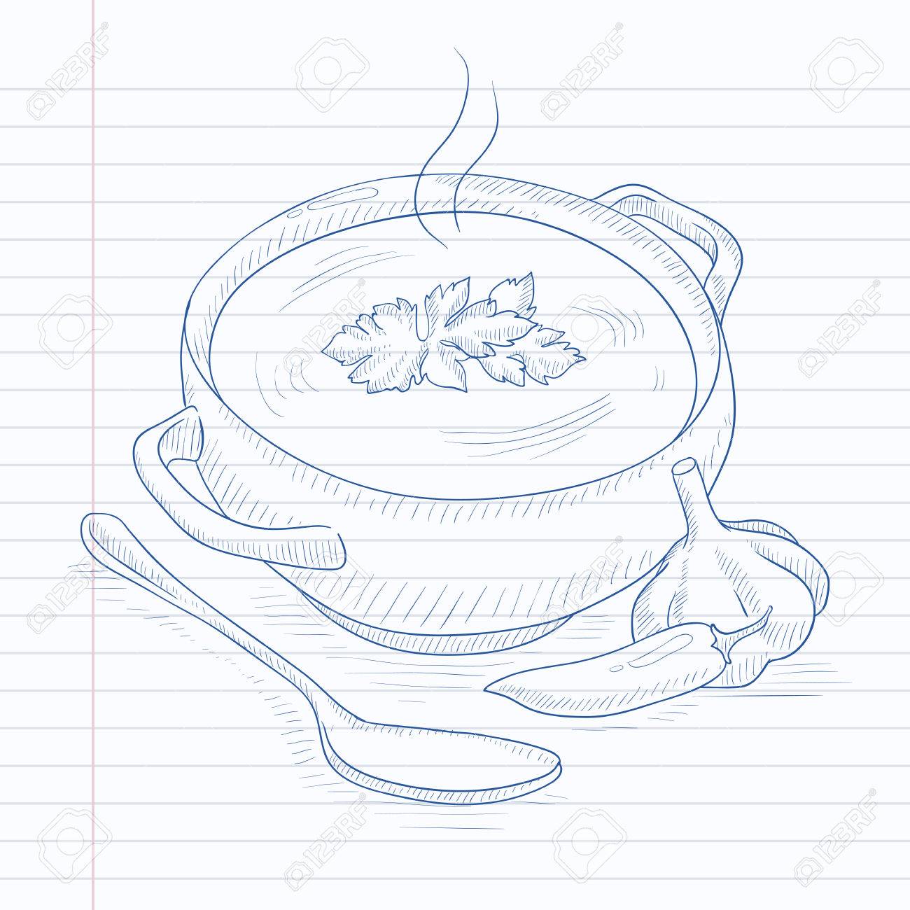 Soup Sketch at Explore collection of Soup Sketch