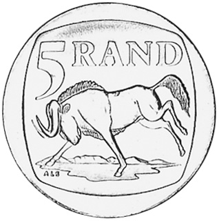 318x320 South Africa 5 Rand Km 140 Prices Amp Values Ngc - South African Sketch
