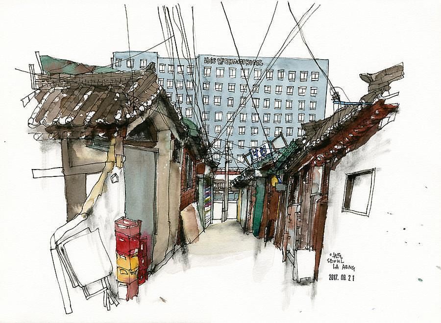 900x661 (@laaeng Art) V Instagram - South Korea Sketch