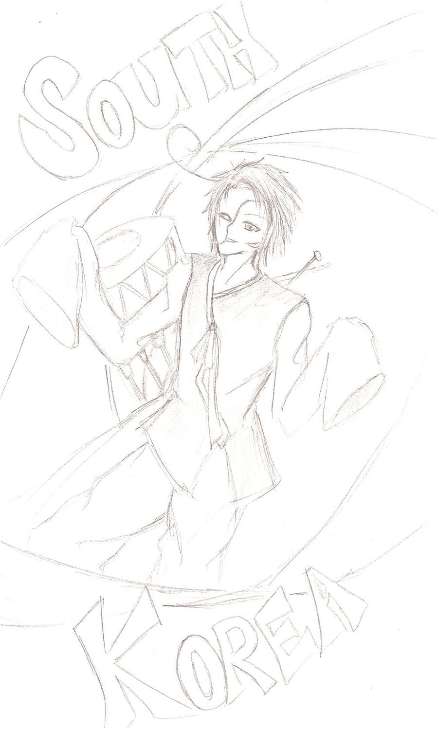 900x1498 South Korea Sketch! By Koreapride - South Korea Sketch