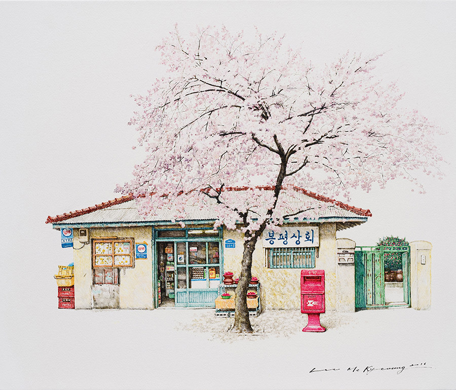 900x770 Two Decades Of South Korean Corner Store Illustrations By Me - South Korea Sketch