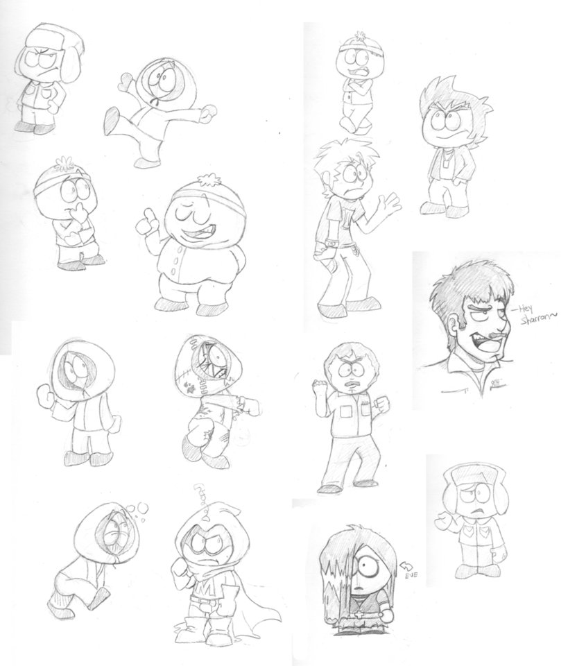 832x960 Random South Park Sketch Dump By Koisnake - South Park Sketch