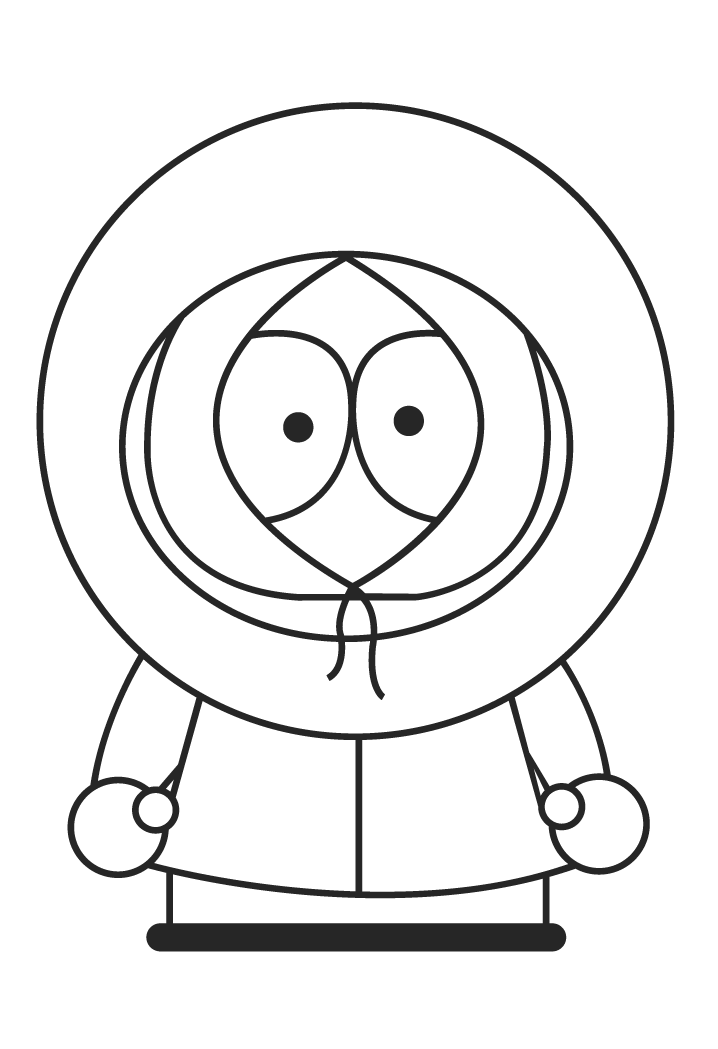 718x1049 South Park Free To Color For Children - South Park Sketch