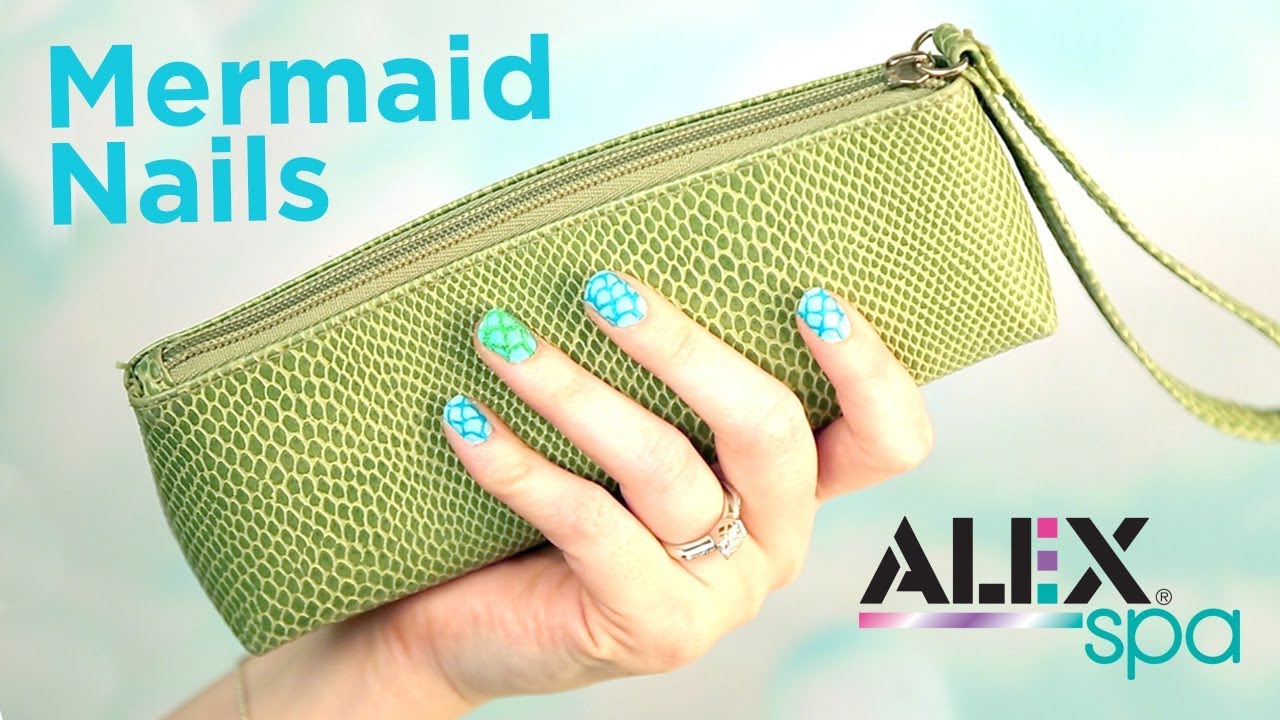 1280x720 Mermaid Nails - Spa Sketch