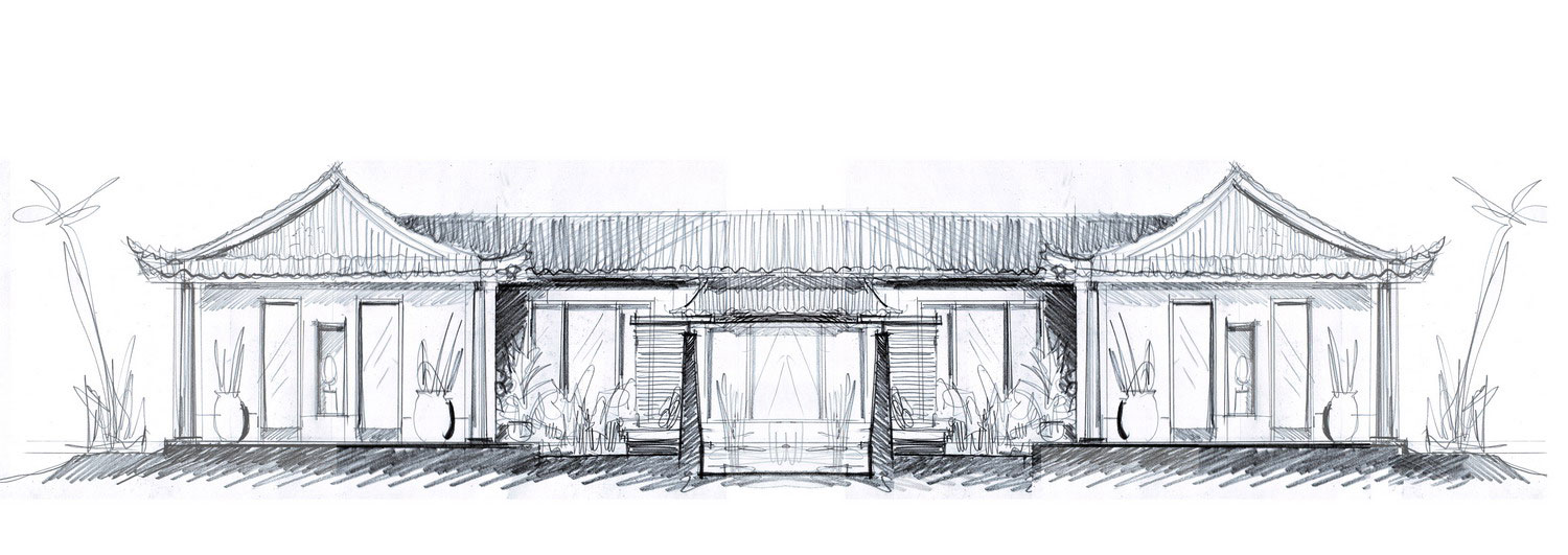 1500x531 Sanya Spa China Atelier Donatien Carratier - Spa Sketch