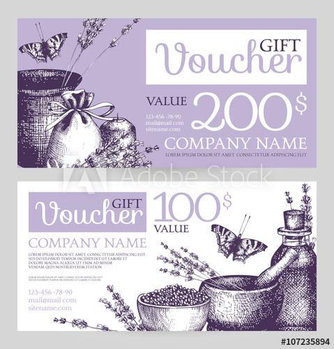 479x500 Vector Gift Voucher Design With Hand Drawn Spa Illustration. Spa - Spa Sketch