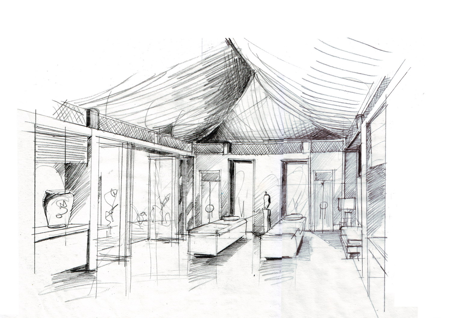 1500x1060 Sketch Spa Sanya Atelier Donatien Carratier - Spa Sketch