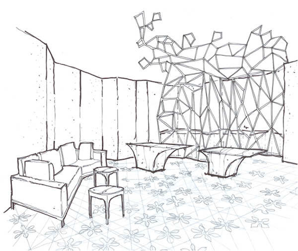 600x505 Gallery Of Istanbul Edition Hotel Spa Hirsch Bedner Associates - Spa Sketch