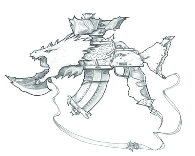 400x321 My Blarg (Art Blog) - Space Marine Sketch