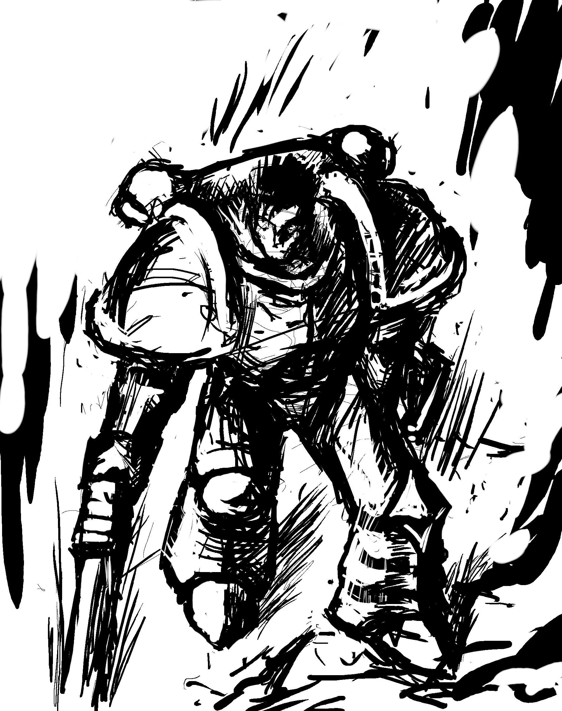 1900x2400 Yariy Slav - Space Marine Sketch