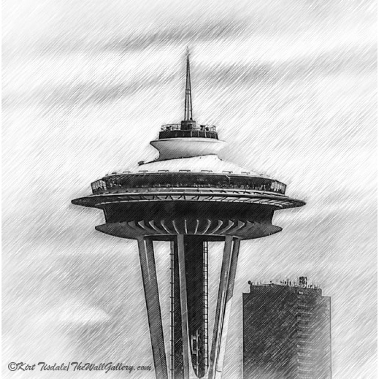 750x750 Search - Space Needle Sketch