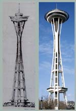 150x220 Archnewsnow - Space Needle Sketch