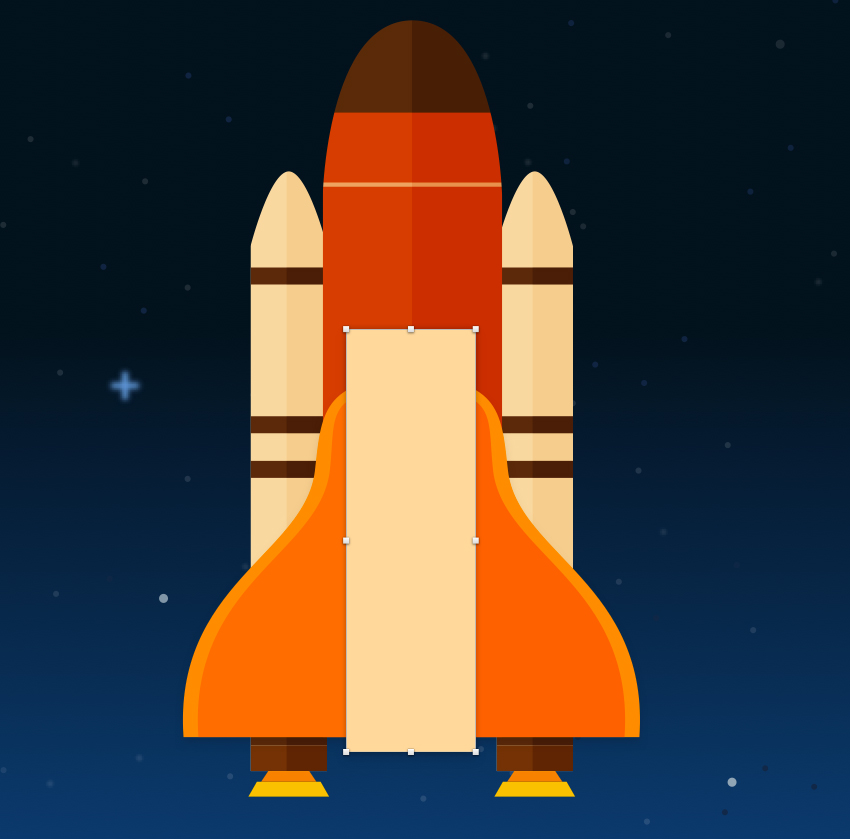 850x839 How To Create A Space Shuttle Scene In Sketch - Space Rocket Sketch