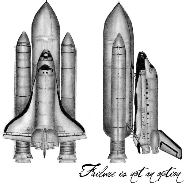604x602 Astro Art Of The Week - Space Rocket Sketch