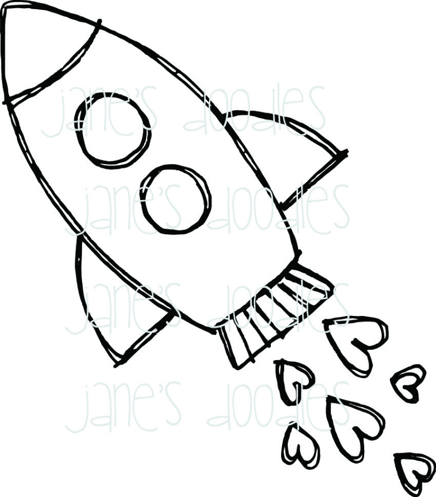898x1024 Drawn Space Rocket Ship 20 - Space Rocket Sketch