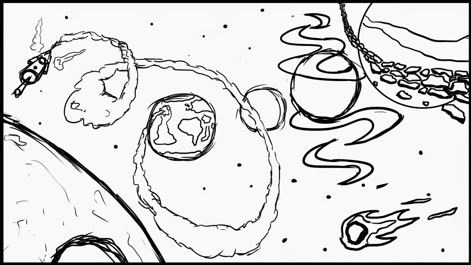 1600x900 James Mclarney Art Enhanced Illustration 3 World Space Week - Space Sketch