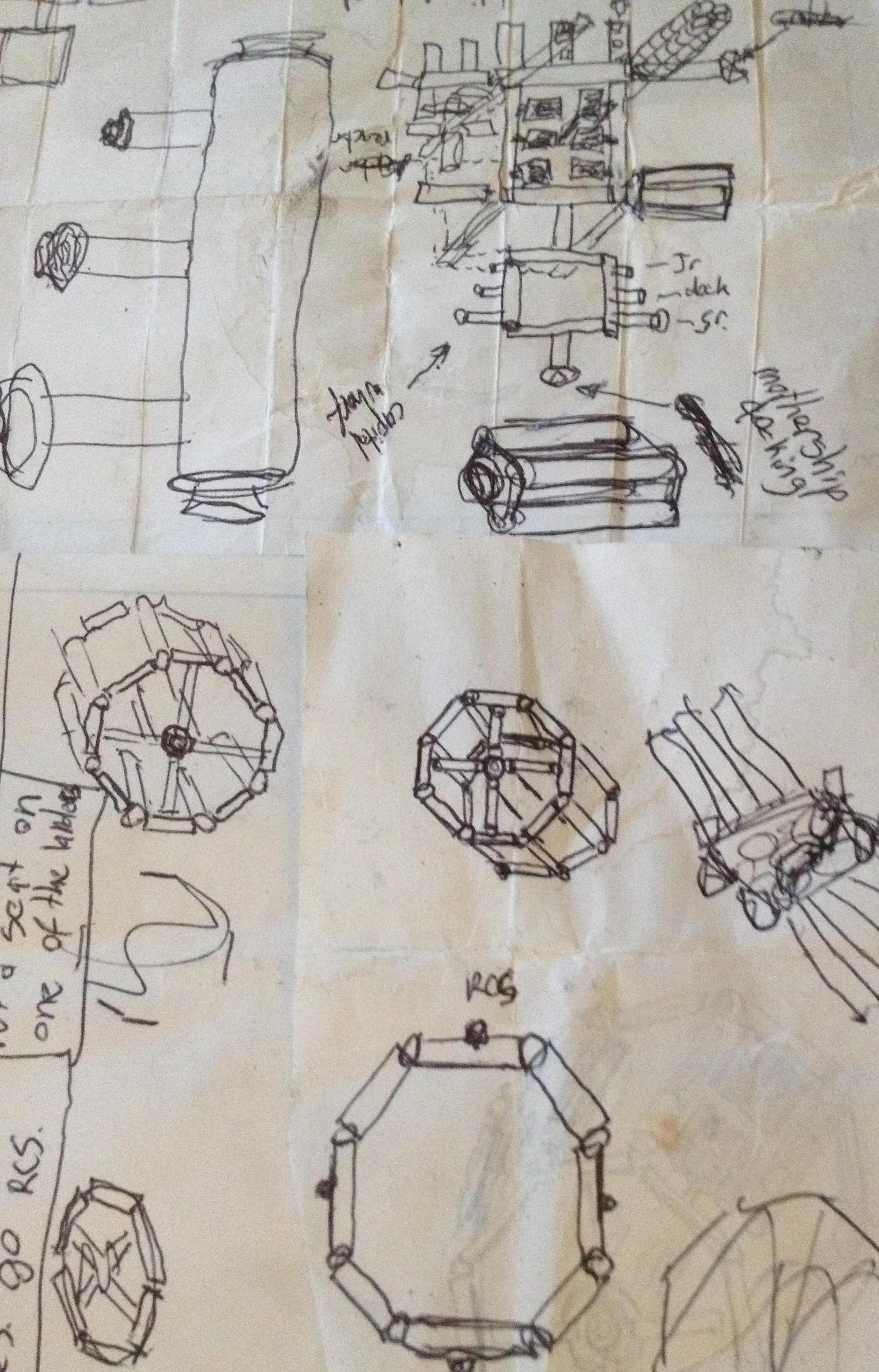 2002x3125 Kerbal Space Program Modular Space Station Build - Space Station Sketch