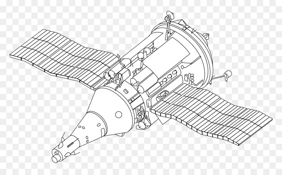 900x560 Va Spacecraft Tks Polyus Almaz - Spacecraft Sketch