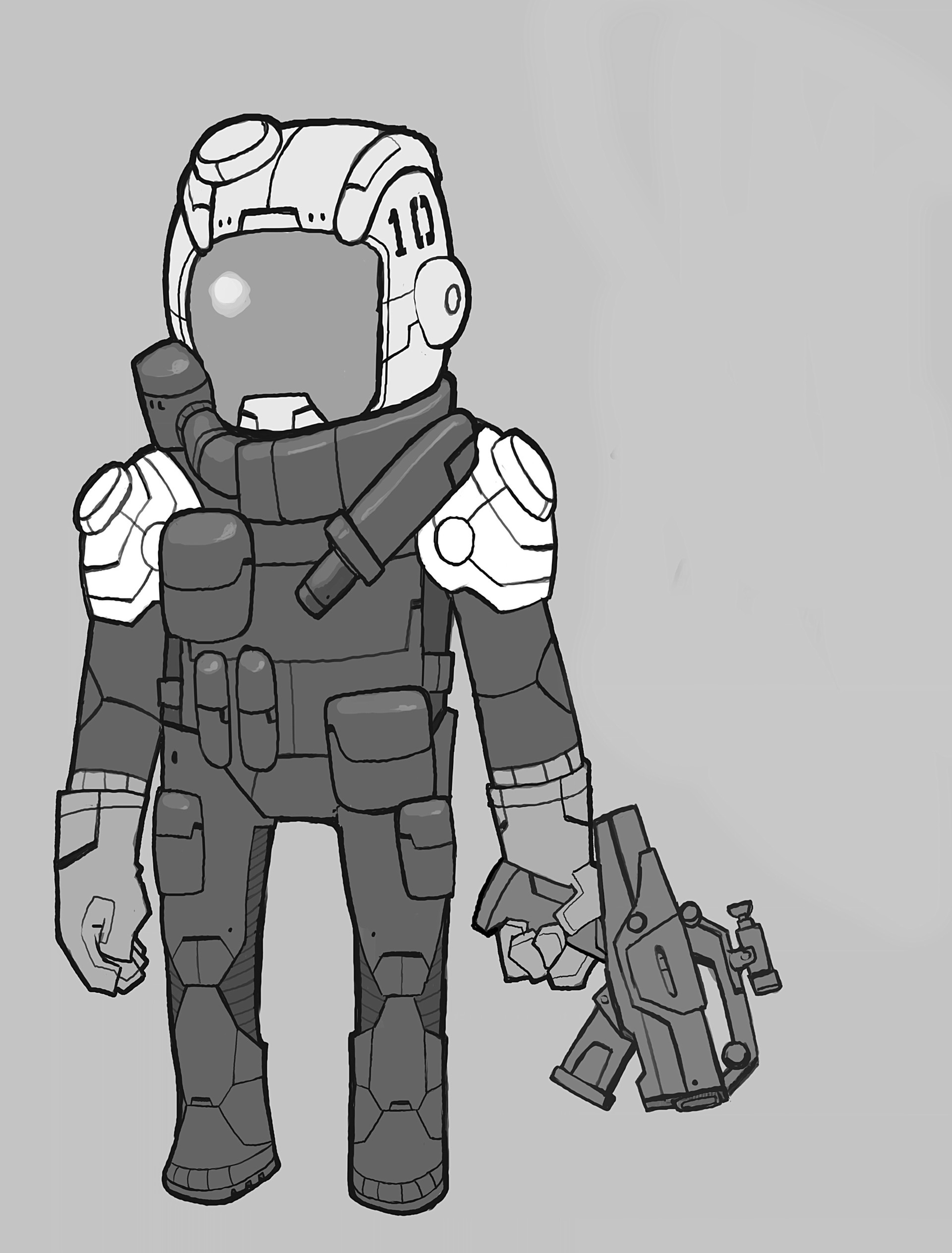 1920x2527 Demond Rogers - Spaceman Sketch