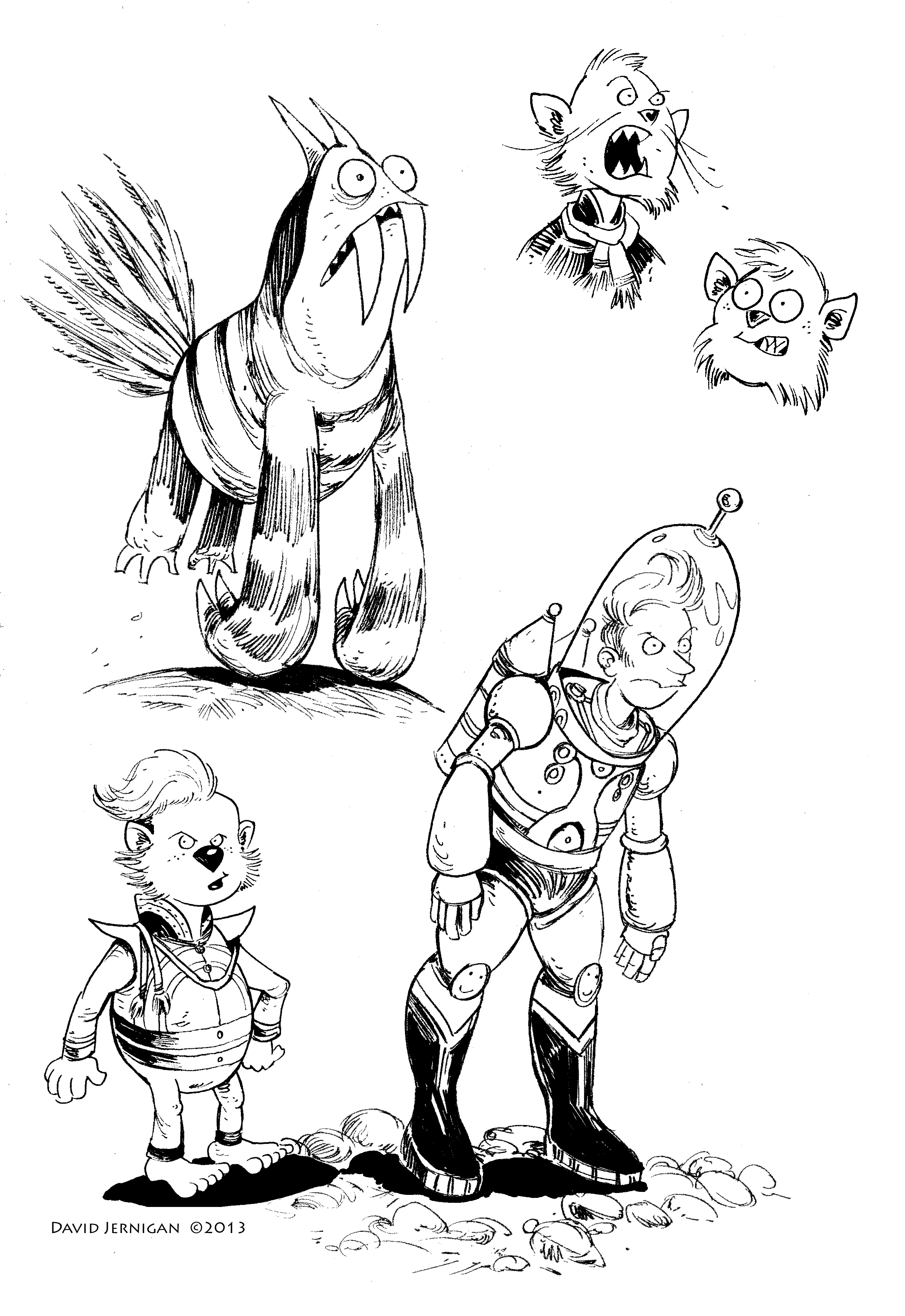 2400x3488 Spaceman Sketch Sketcharound - Spaceman Sketch