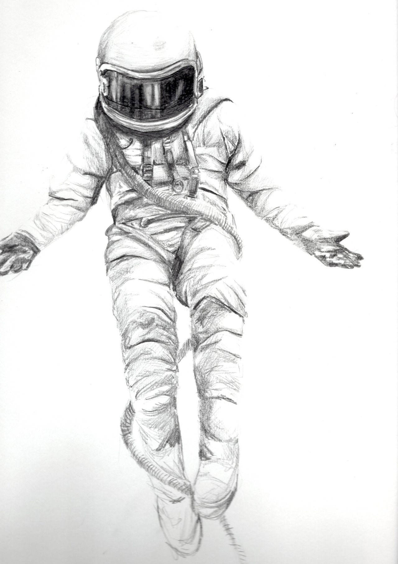 1280x1814 Astronaut Drawing Tumblr - Spaceman Sketch