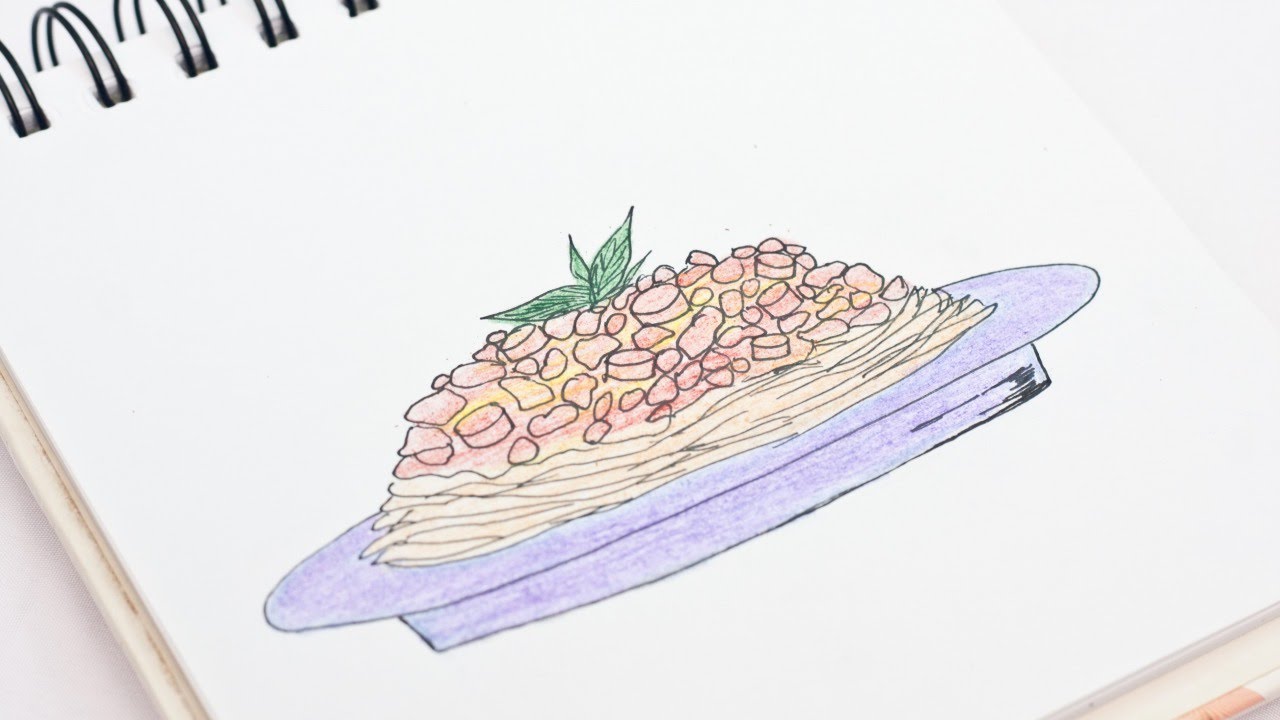 1280x720 Easily Draw A Delicious Spaghetti - Spaghetti Sketch