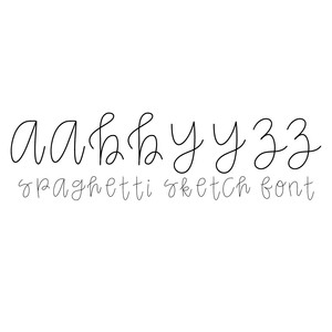 300x300 Silhouette Design Store - Spaghetti Sketch