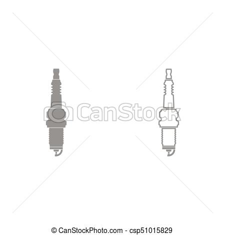 450x470 Spark Plug It Is Black Icon . Simple Style. - Spark Plug Sketch