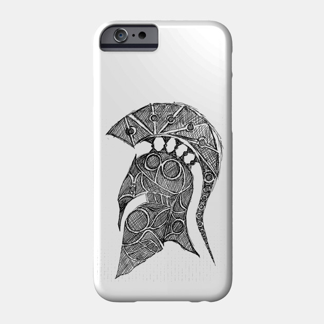 630x630 Spartan Helmet Sketch - Spartan Helmet Sketch