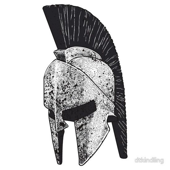 550x550 Collection Of Spartan With Helmet Tattoo Drawing - Spartan Helmet Sketch