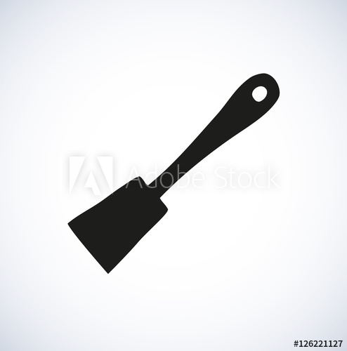 494x500 Kitchen Spatula. Vector Sketch - Spatula Sketch