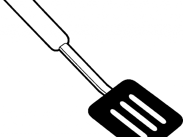 640x480 Spatula Cliparts Sketch 1 - Spatula Sketch